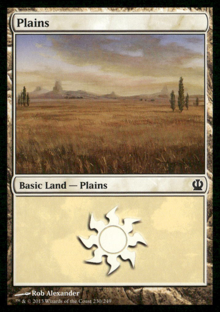 Theros #230 Plains (230)