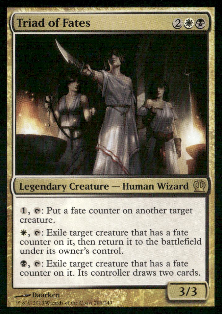 Theros #206 Triad of Fates