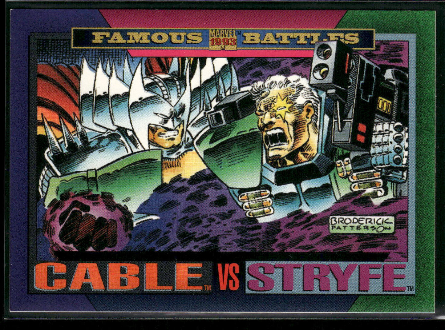 1993 SkyBox Marvel Universe #146 Cable / Stryfe