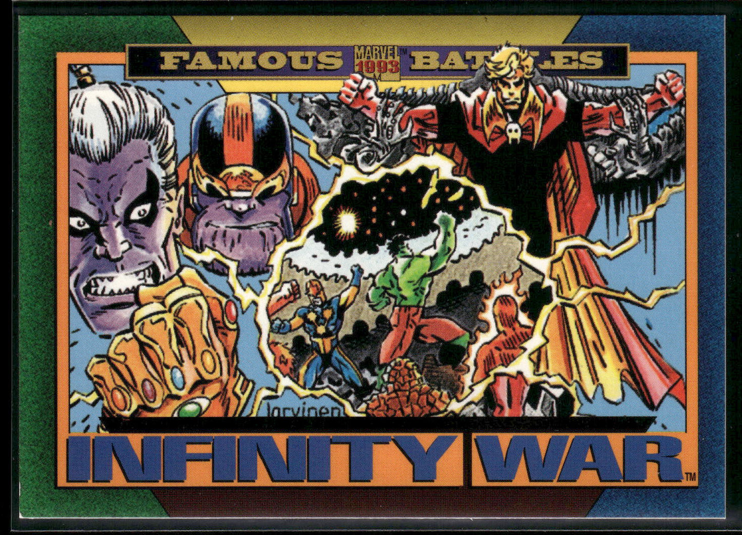 1993 SkyBox Marvel Universe #156 Infinity War