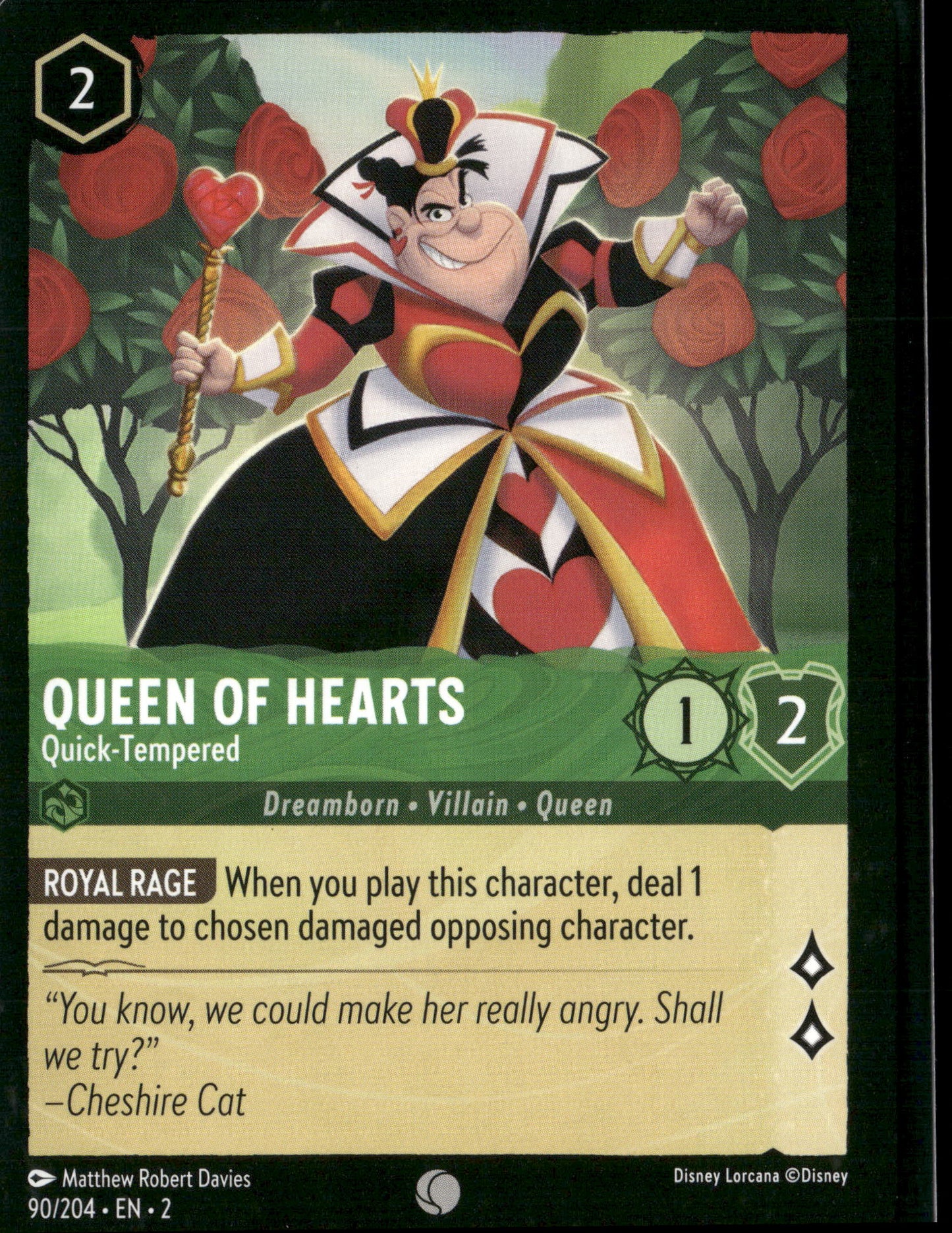 Rise of the Floodborn #90/204 Queen of Hearts
