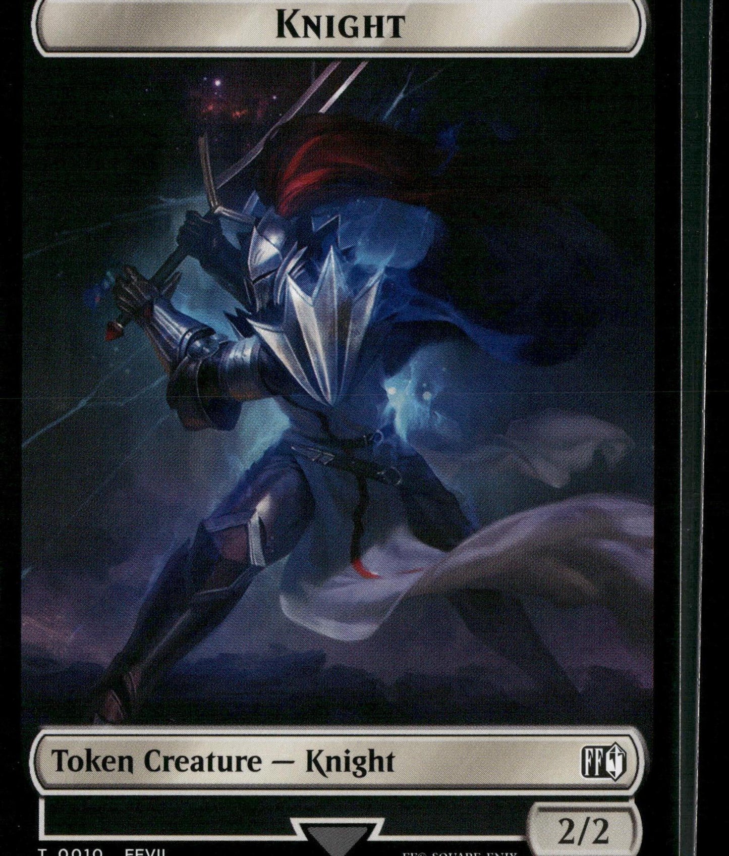 FINAL FANTASY #2 // 10 Hero (0002) // Knight Double-Sided Token
