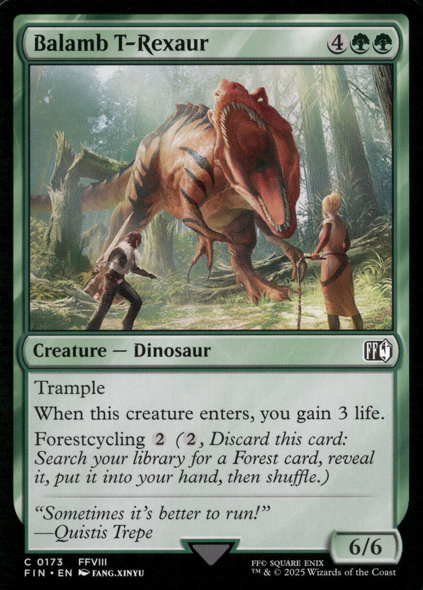 FINAL FANTASY #173 Balamb T-Rexaur