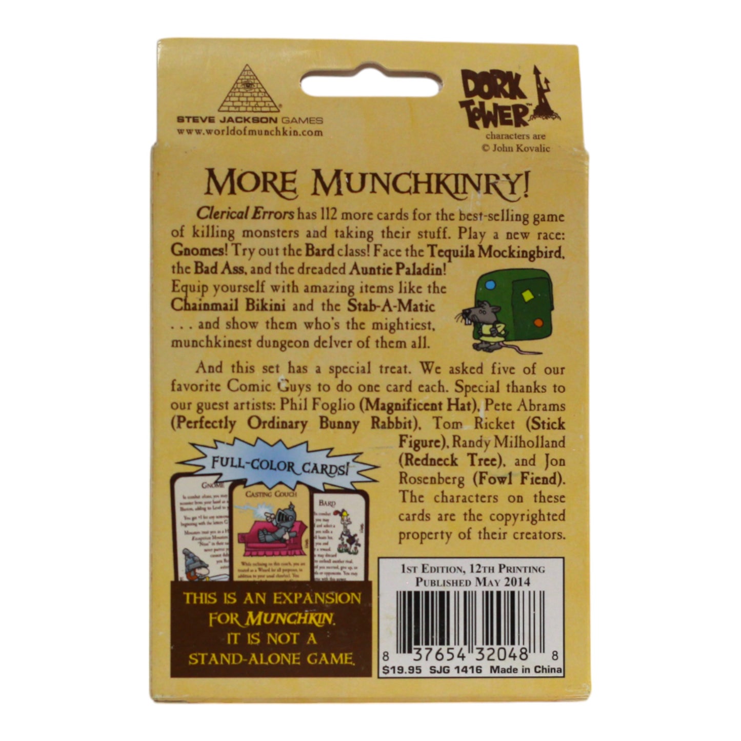 Munchkin Expansion Cards