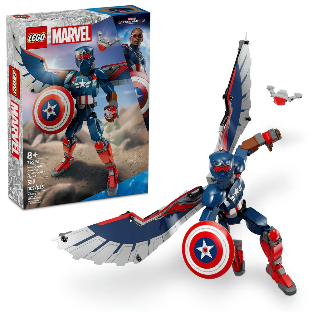 LEGO® Marvel New Captain America Construction Figure (76296)