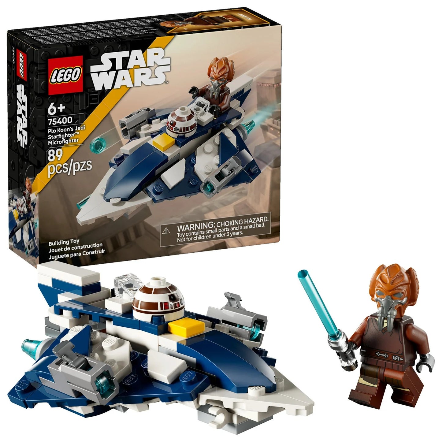 LEGO® Star Wars™ Plo Koon’s Jedi Starfighter™ Microfighter (75400)