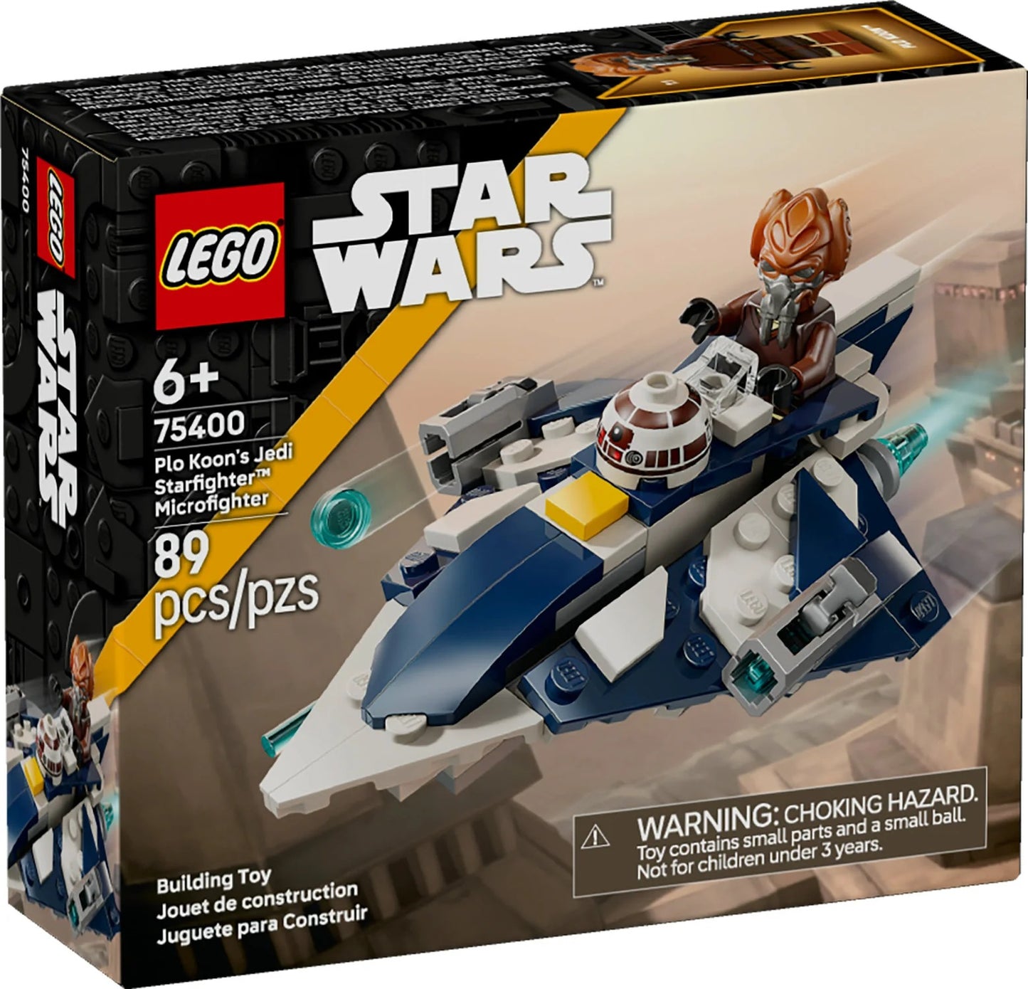 LEGO® Star Wars™ Plo Koon’s Jedi Starfighter™ Microfighter (75400)