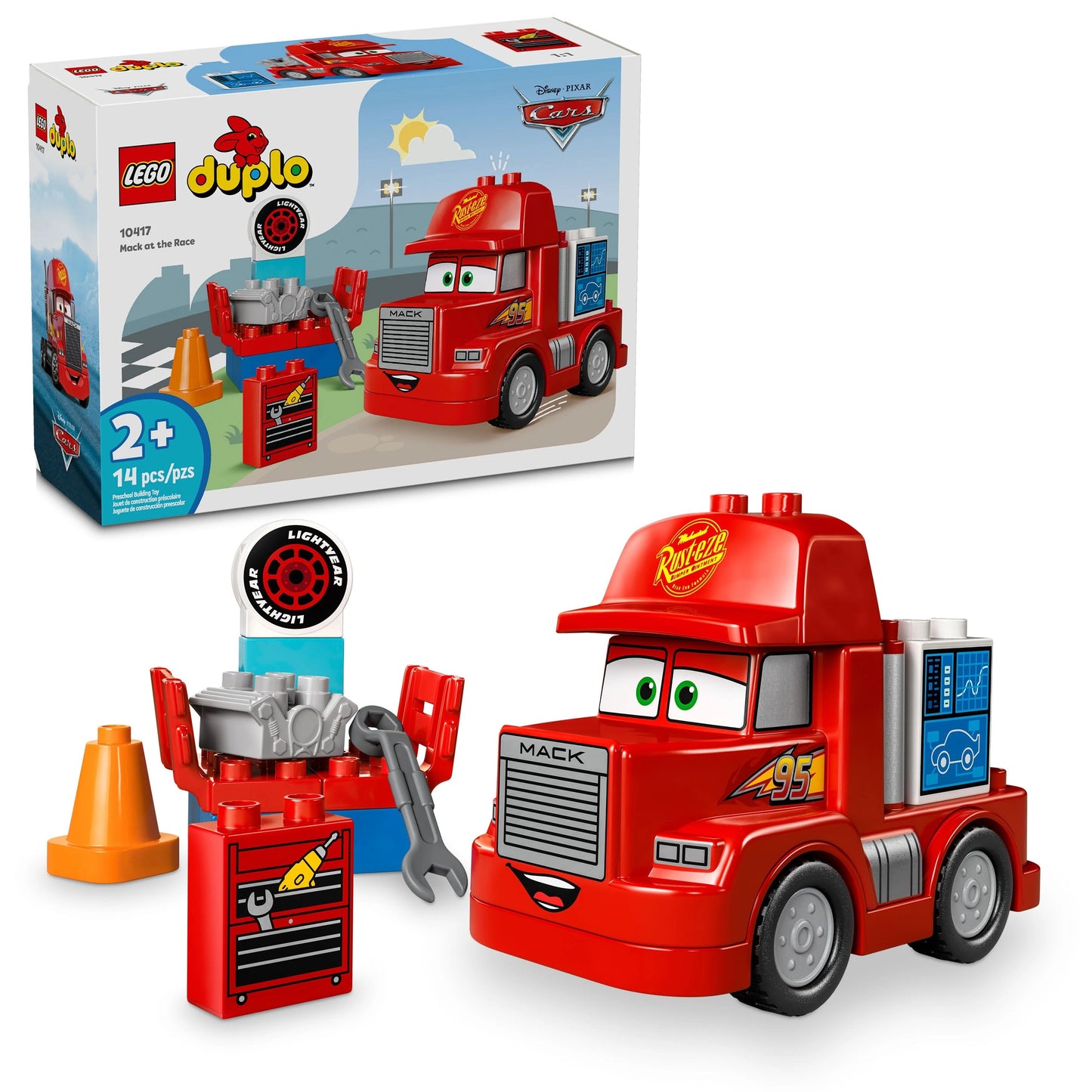 LEGO® DUPLO® ǀ Disney and Pixar’s Cars Mack at the Race (10417)