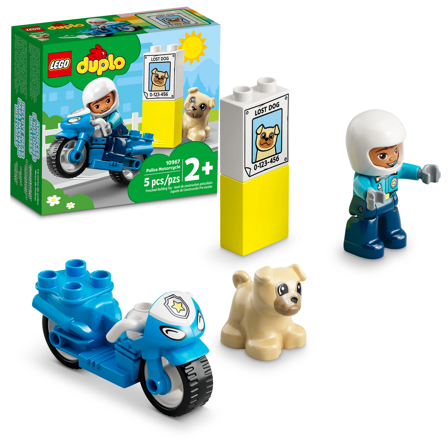 LEGO® DUPLO® Rescue Police Motorcycle (10967)