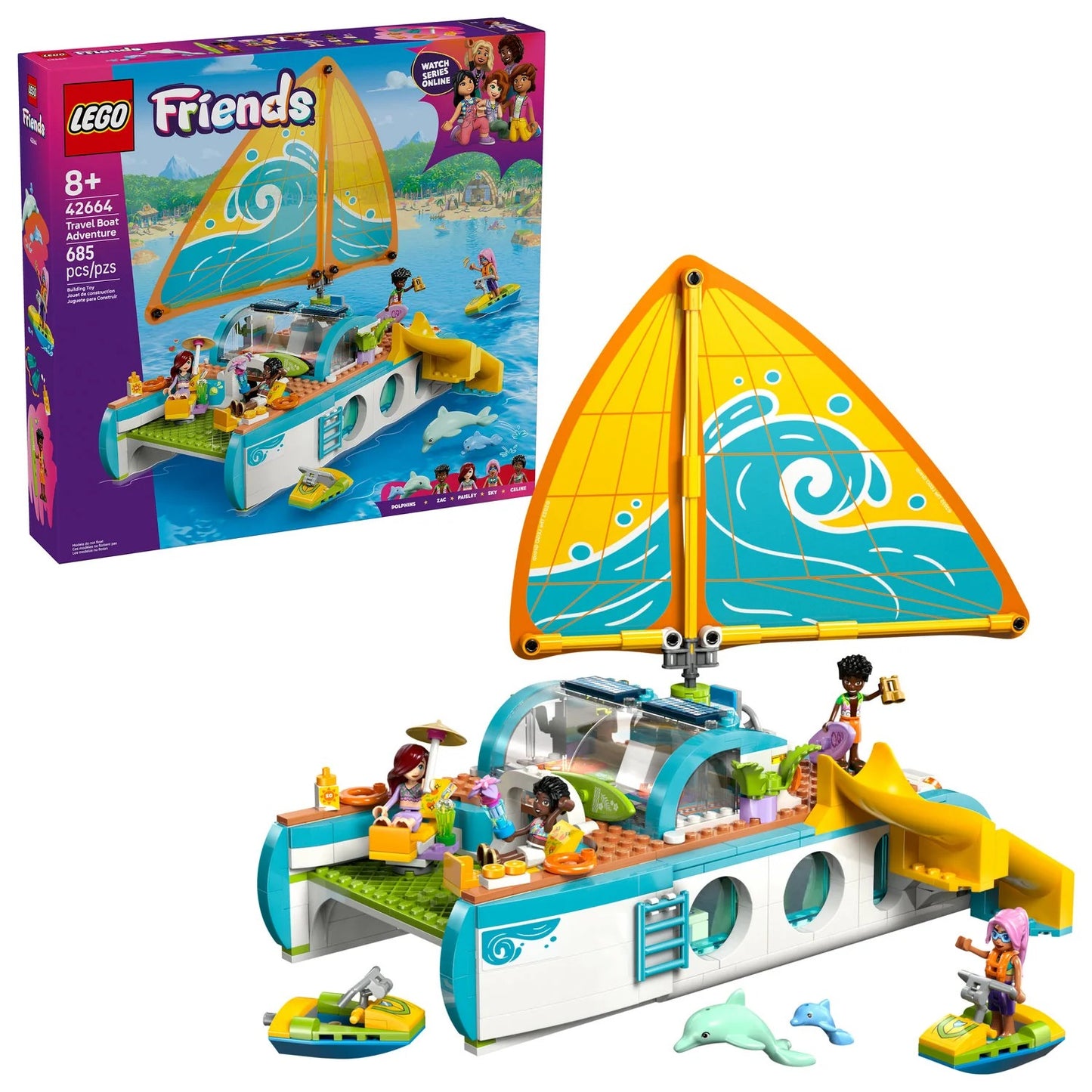 LEGO® Friends Travel Boat Adventure (42664)