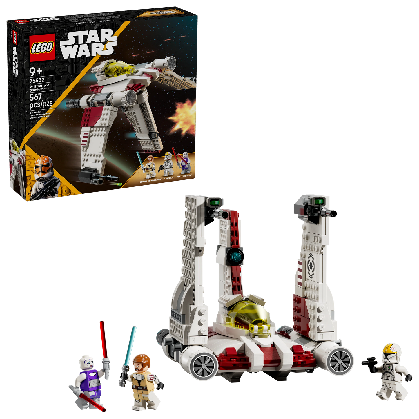 LEGO® Star Wars™ V-19 Torrent Starfighter™ (75432)