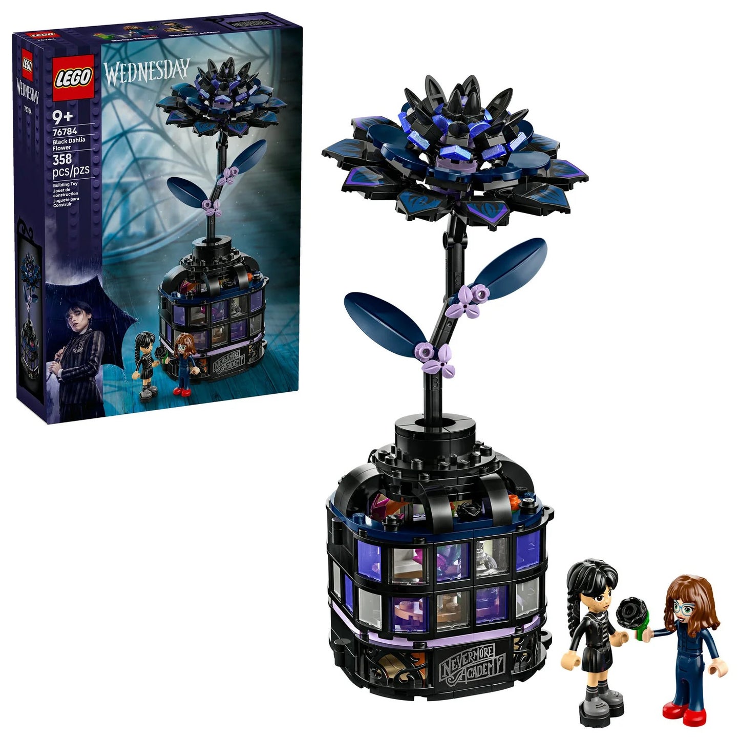 LEGO® Wednesday™ Black Dahlia Flower (76784)