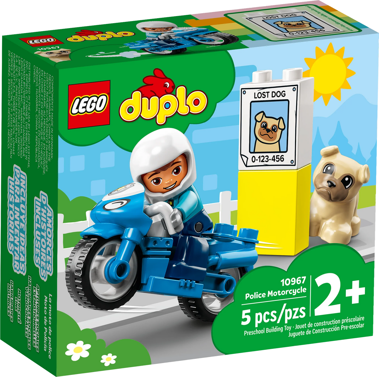 LEGO® DUPLO® Rescue Police Motorcycle (10967)