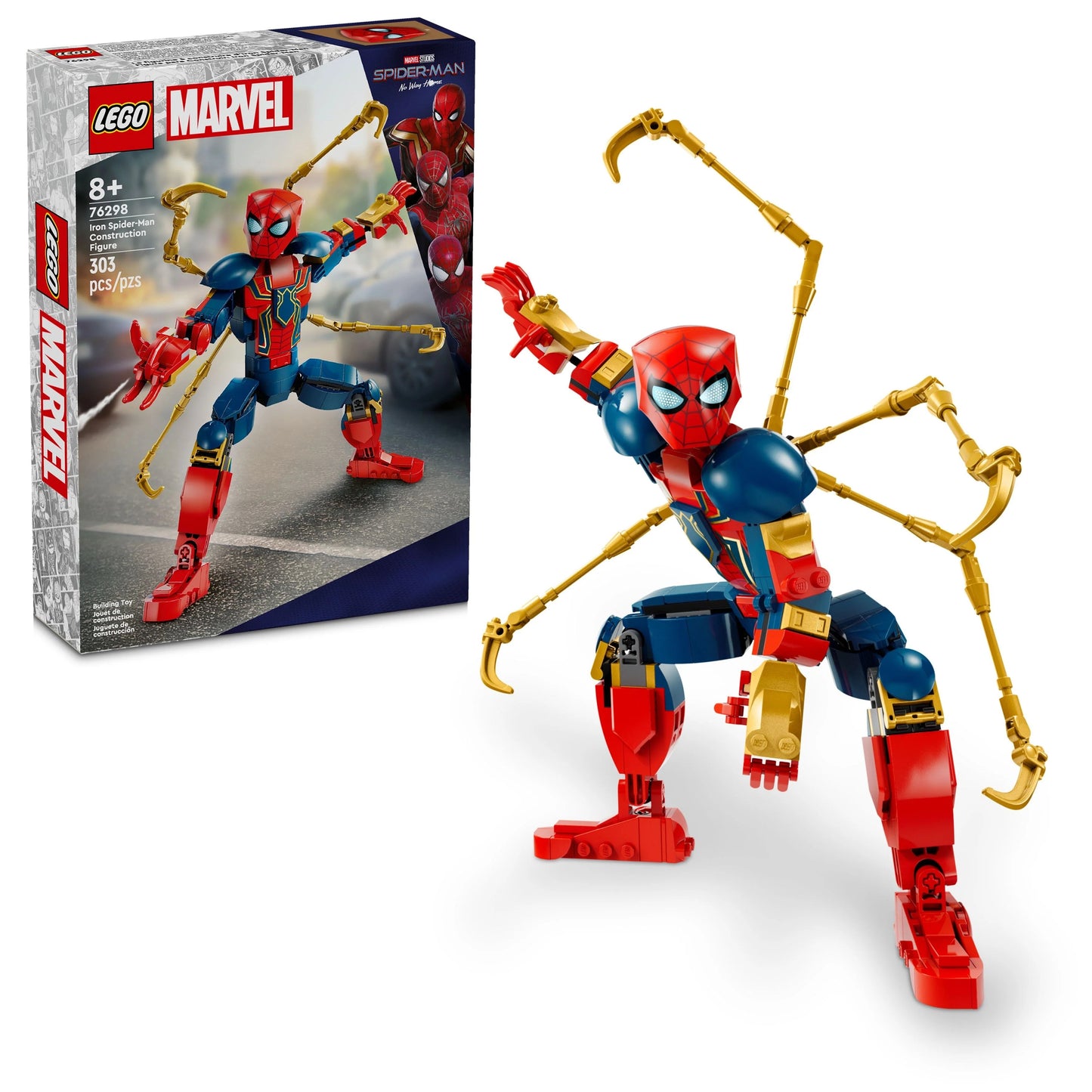 LEGO® Marvel Iron Spider-Man Construction Figure (76298)