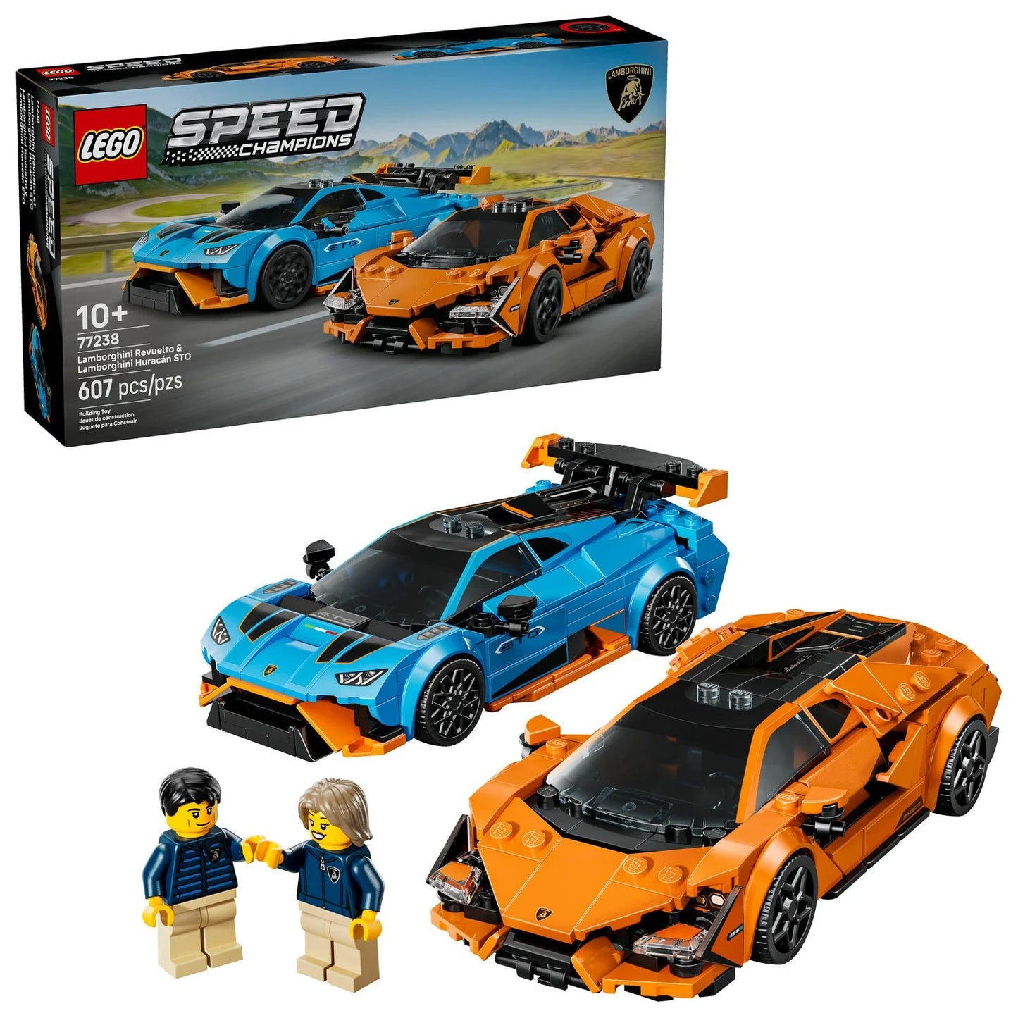 LEGO® Speed Champions Lamborghini Revuelto & Huracán STO (77238)