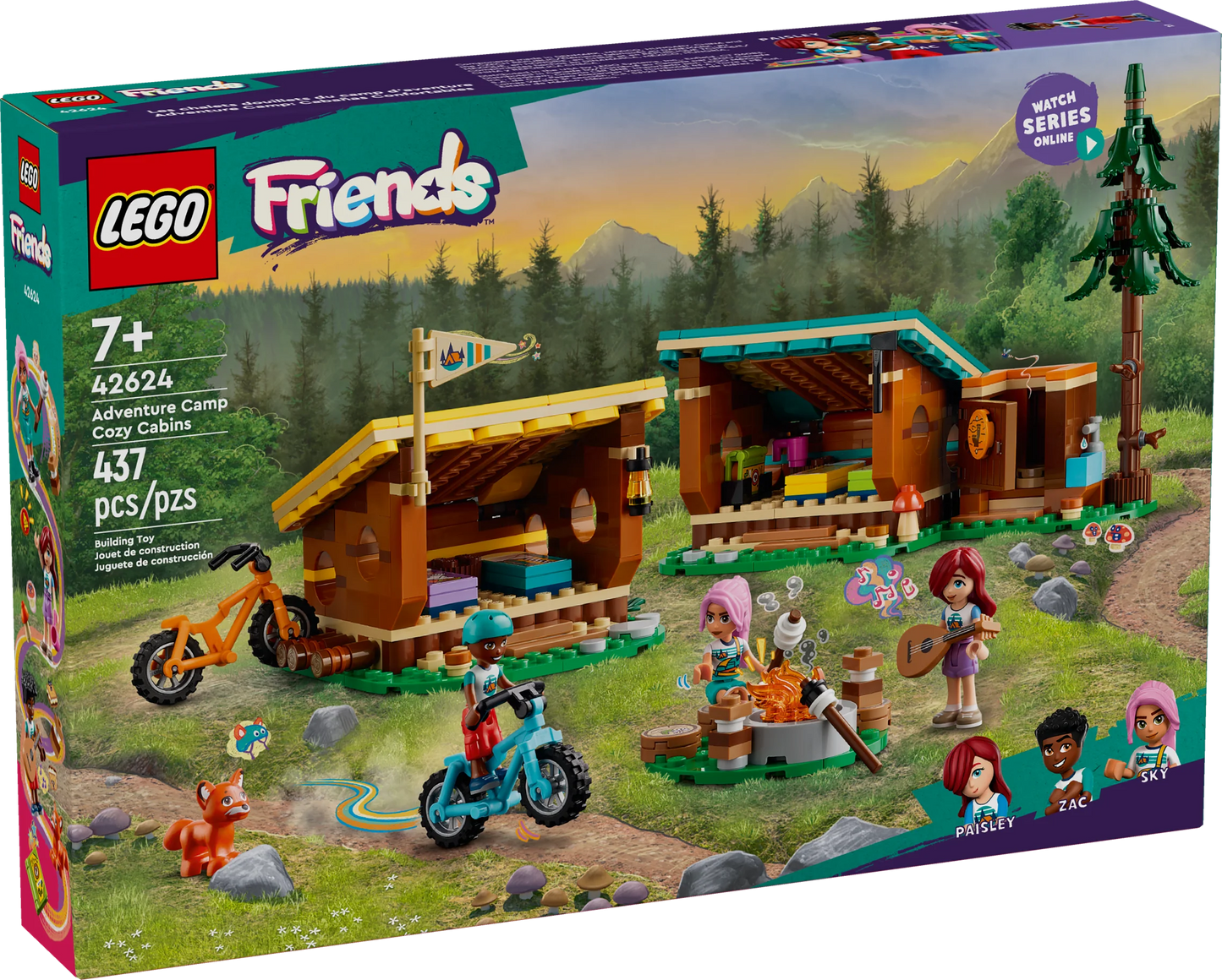 LEGO® Friends Adventure Camp Cozy Cabins (42624)