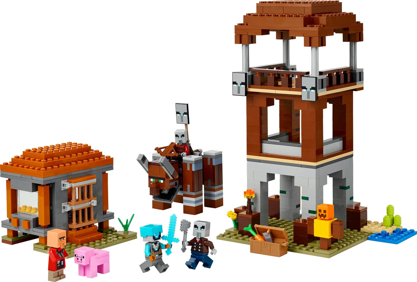 LEGO® Minecraft® The Pillager Outpost and Ravager (21278)