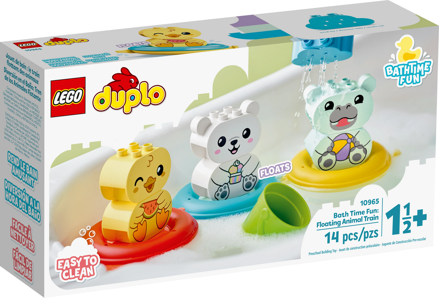 LEGO® DUPLO® My First Bath Time Fun: Floating Animal Train (10965)