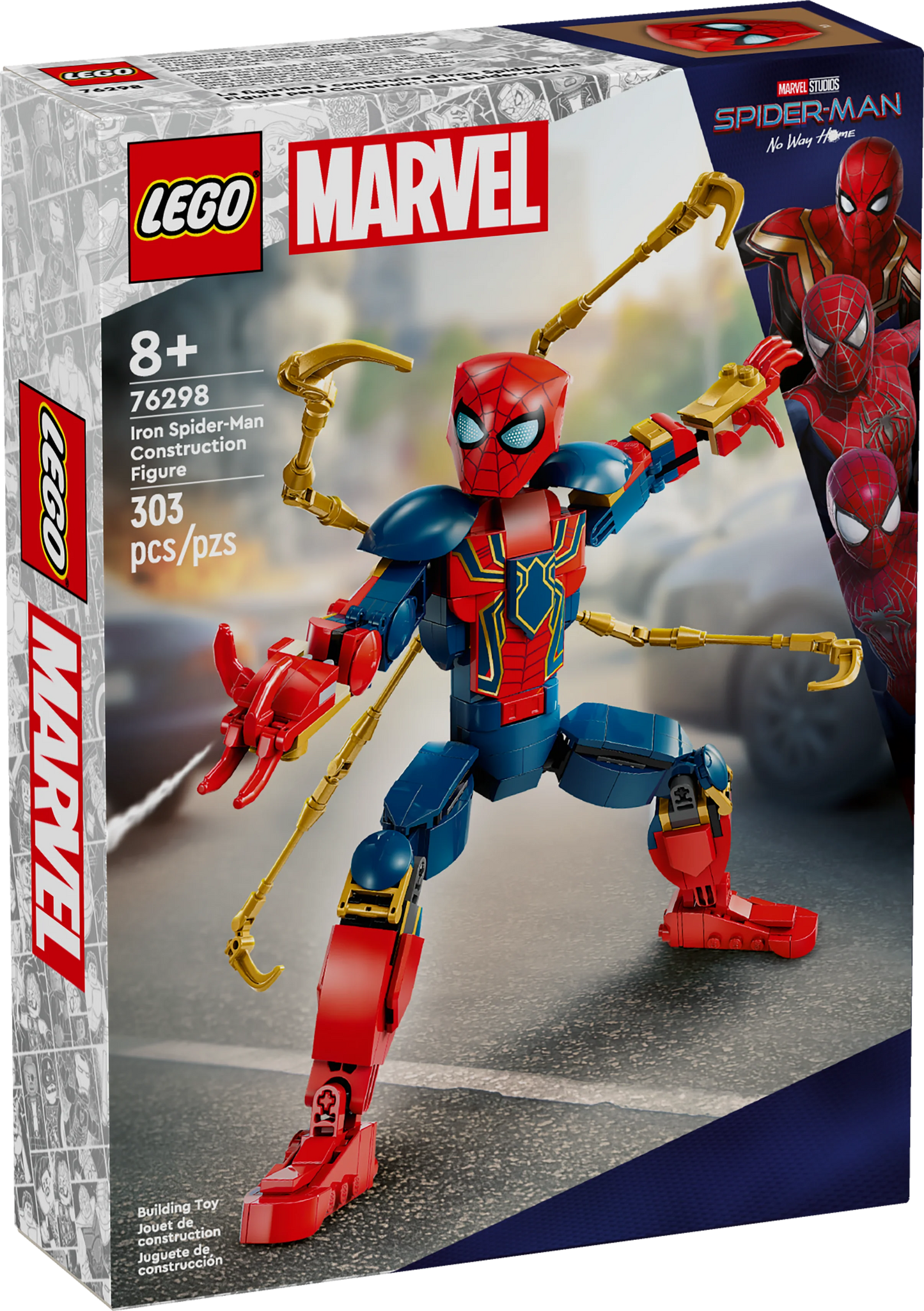 LEGO® Marvel Iron Spider-Man Construction Figure (76298)