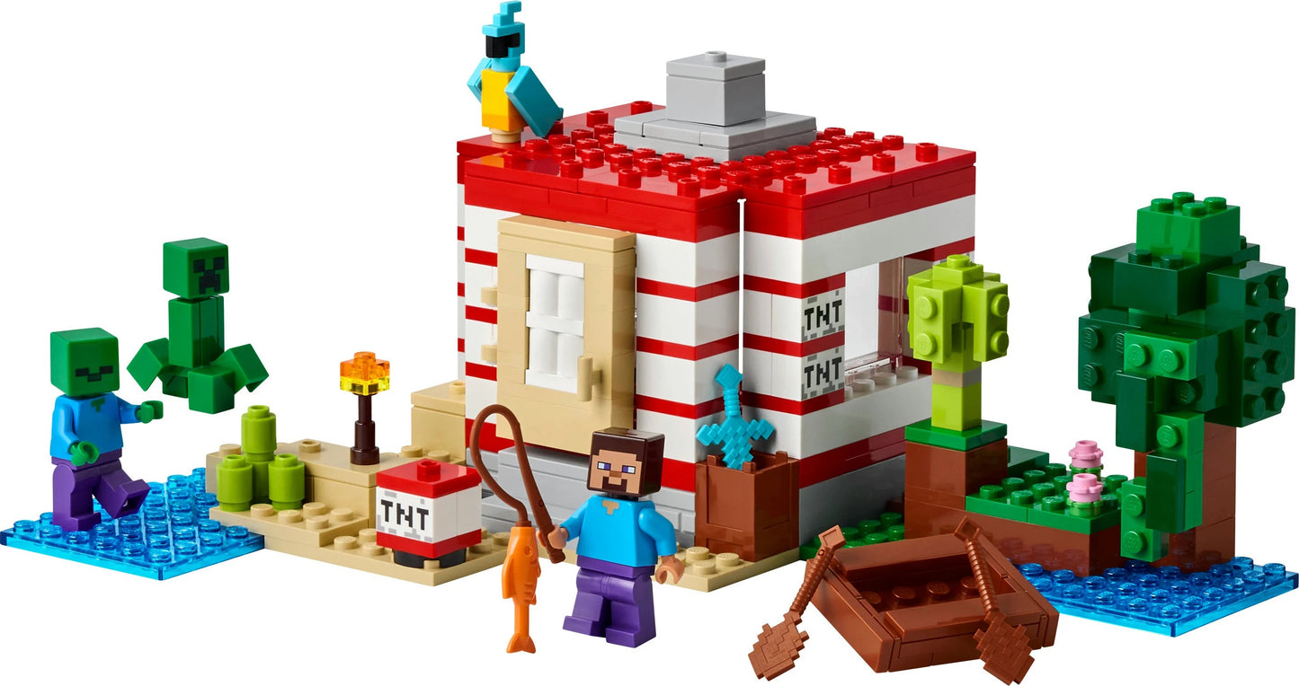 LEGO® Minecraft® The TNT Jungle House (21275)