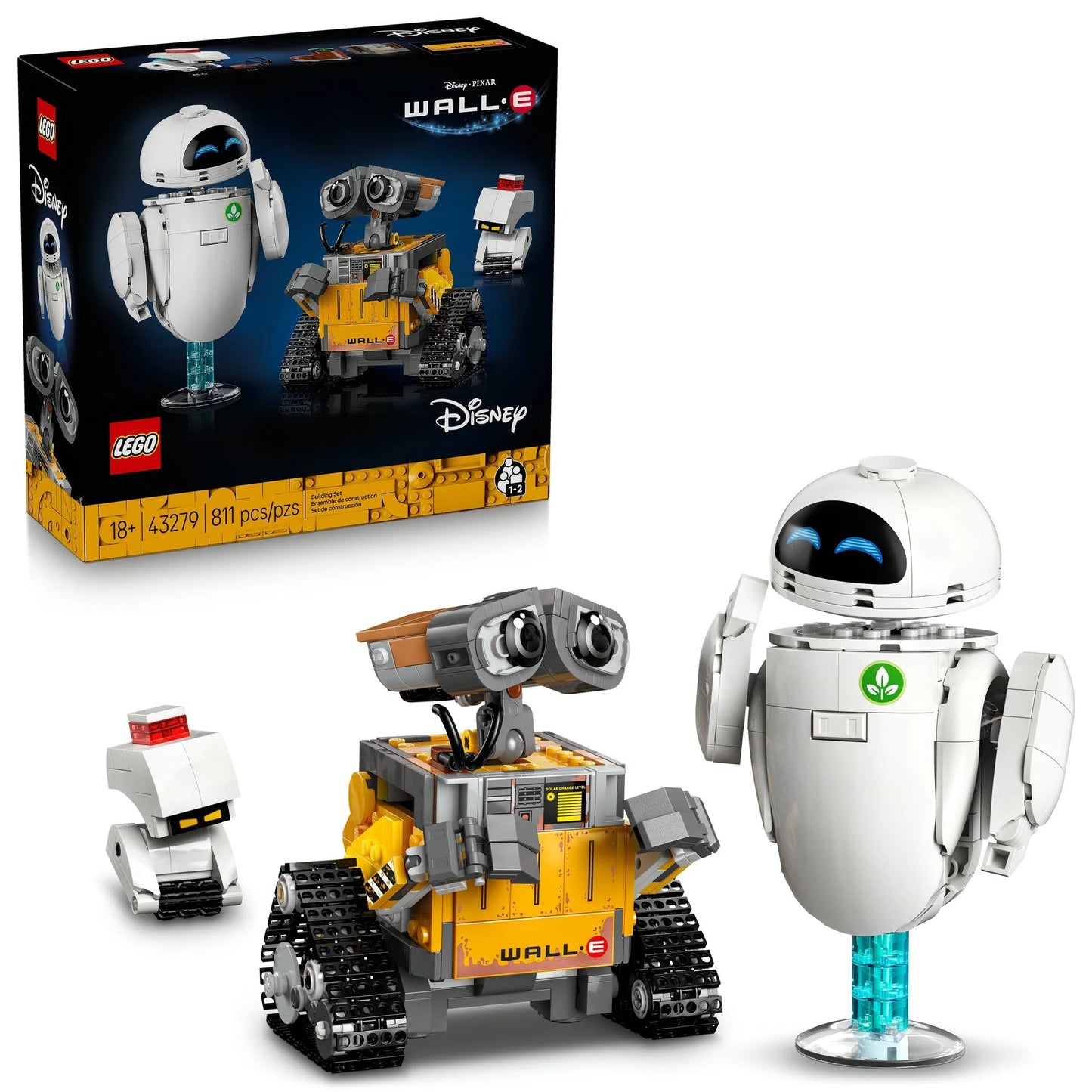 LEGO® ǀ Disney and Pixar WALL-E and EVE (43279)