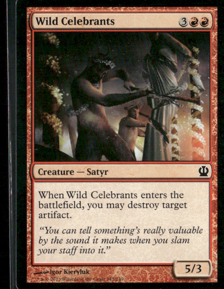Theros #147 Wild Celebrants