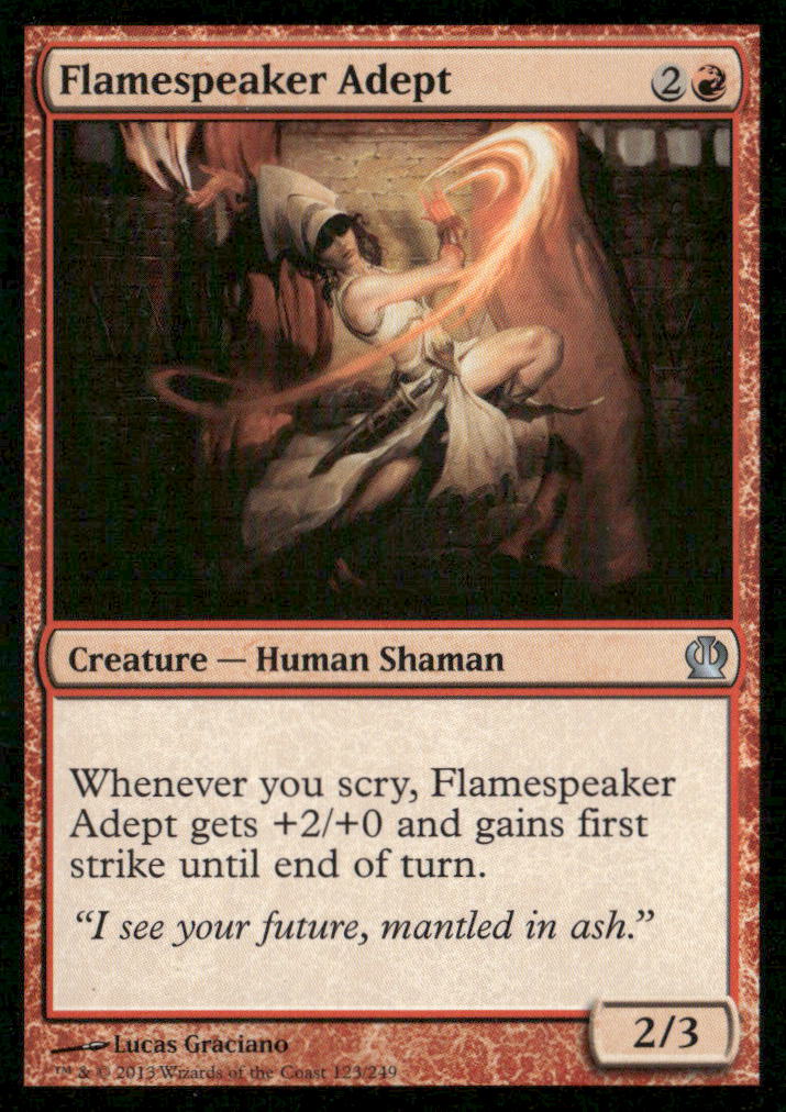 Theros #123 Flamespeaker Adept