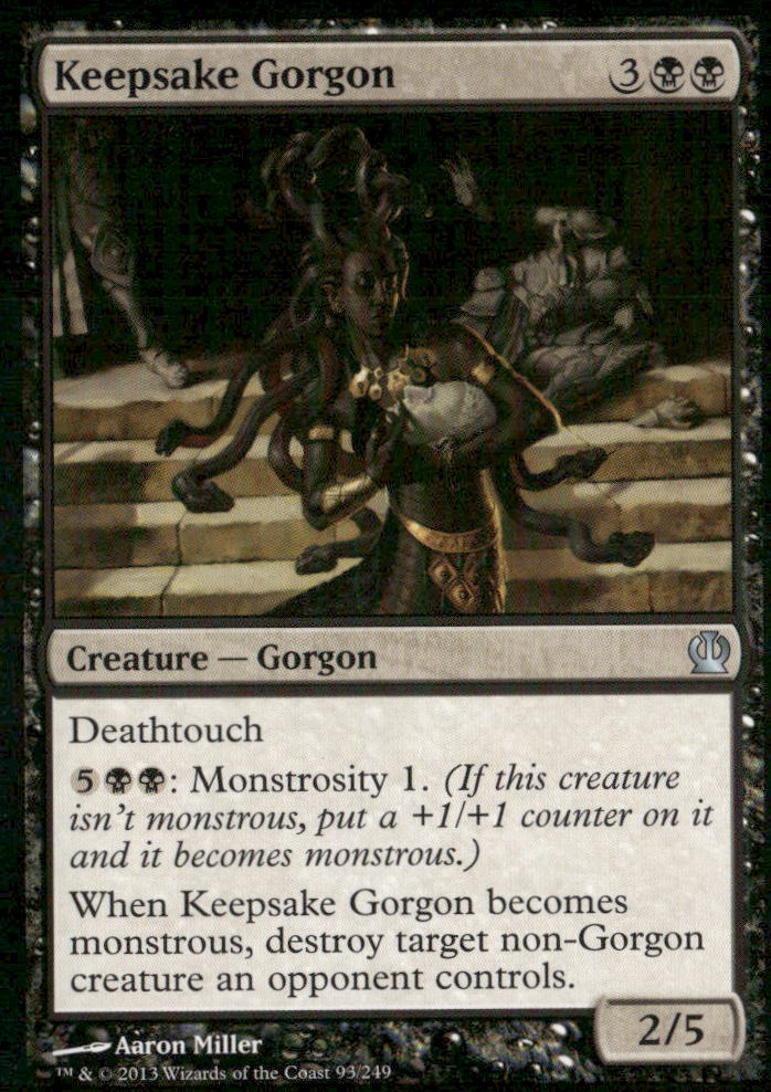 Theros #93 Keepsake Gorgon