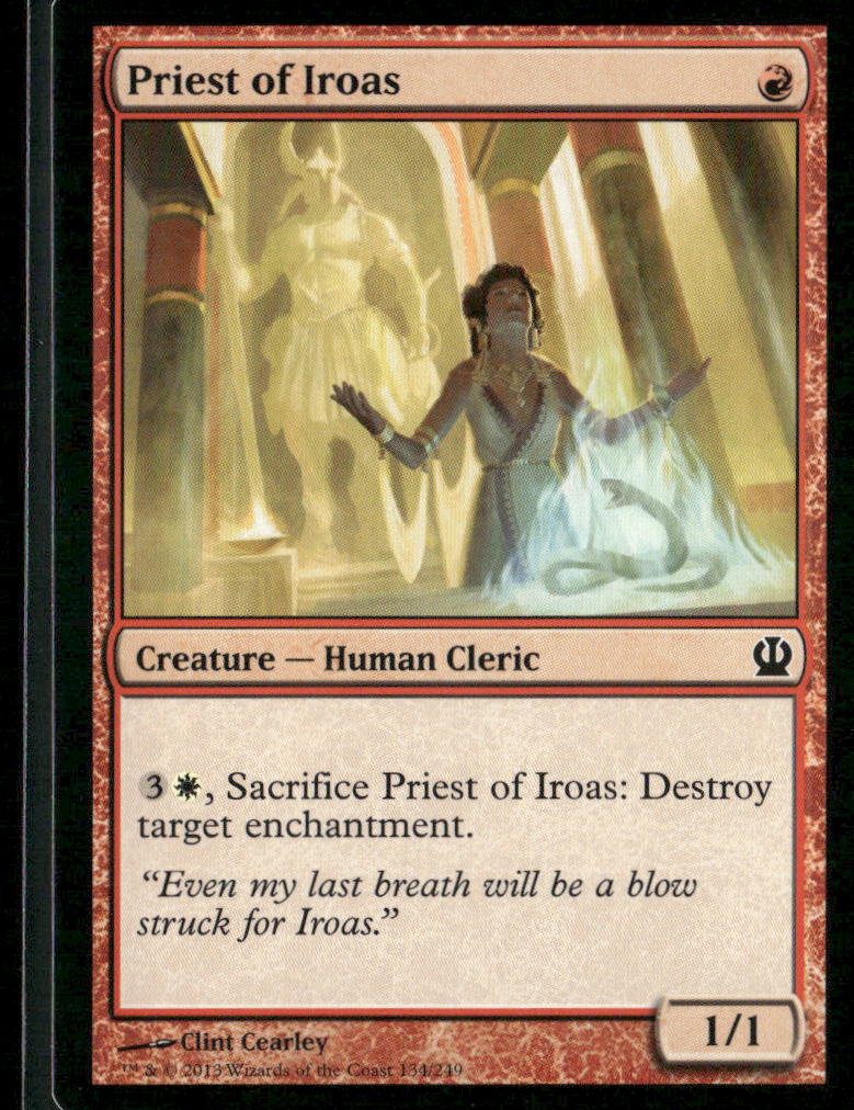 Theros #134 Priest of Iroas