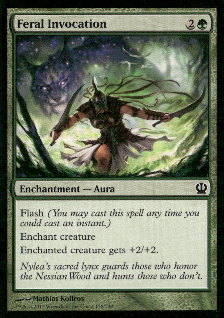 Theros #158 Feral Invocation