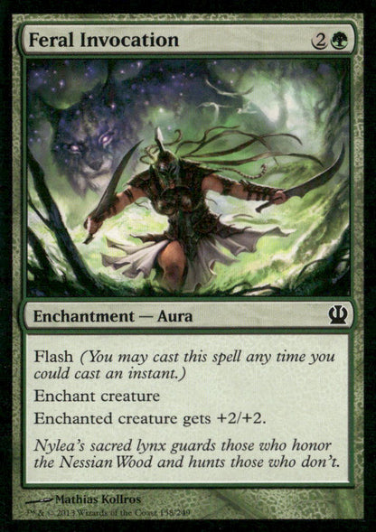 Theros #158 Feral Invocation