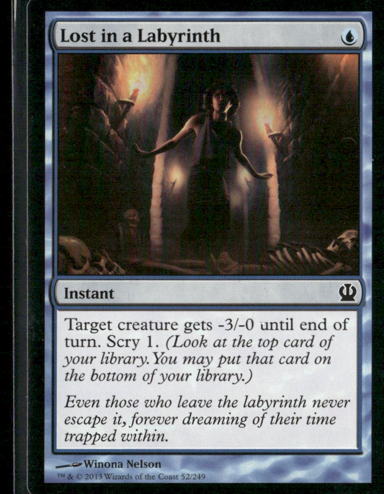 Theros #52 Lost in a Labyrinth foil