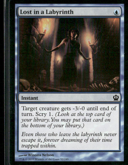 Theros #52 Lost in a Labyrinth foil