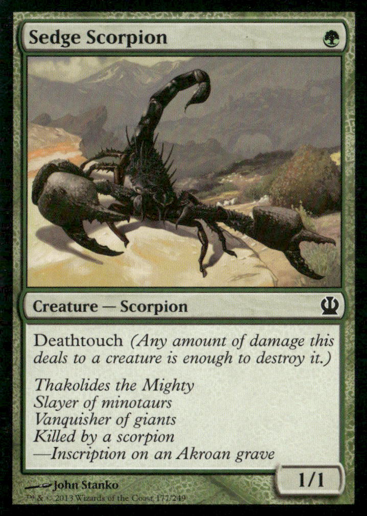 Theros #177 Sedge Scorpion
