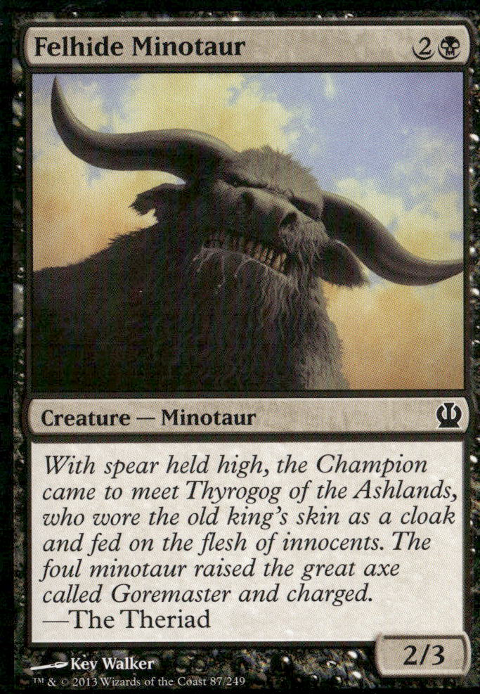 Theros #87 Felhide Minotaur