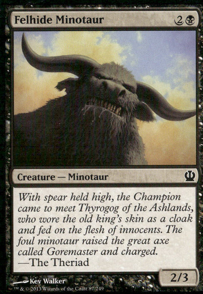Theros #87 Felhide Minotaur