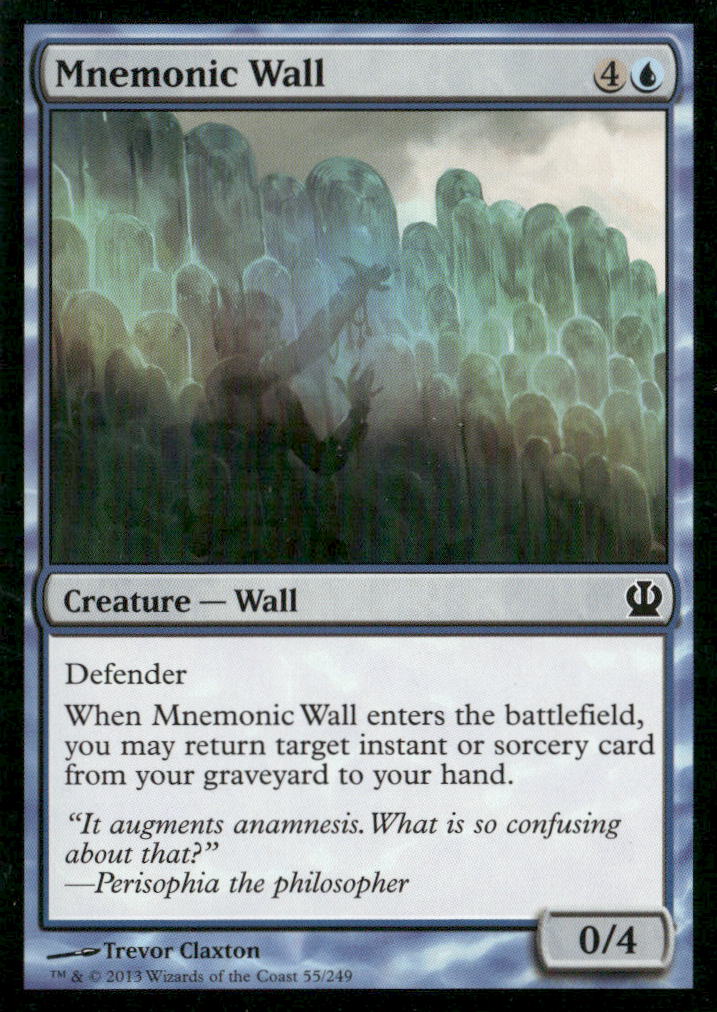 Theros #55 Mnemonic Wall