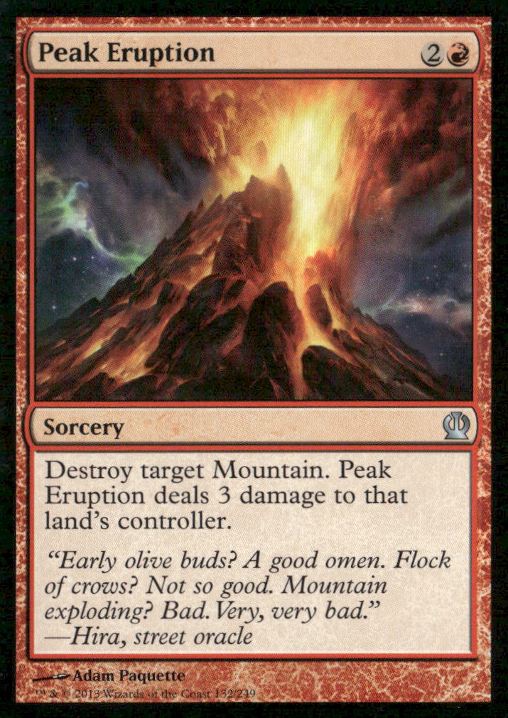 Theros #132 Peak Eruption