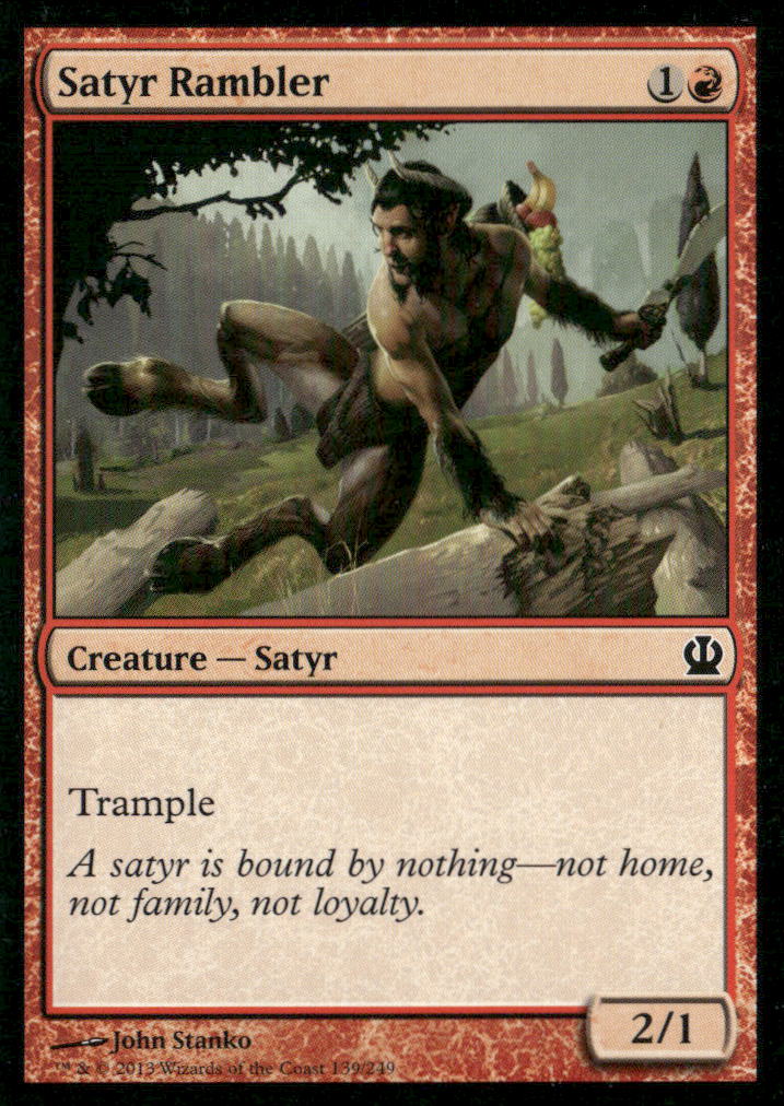 Theros #139 Satyr Rambler