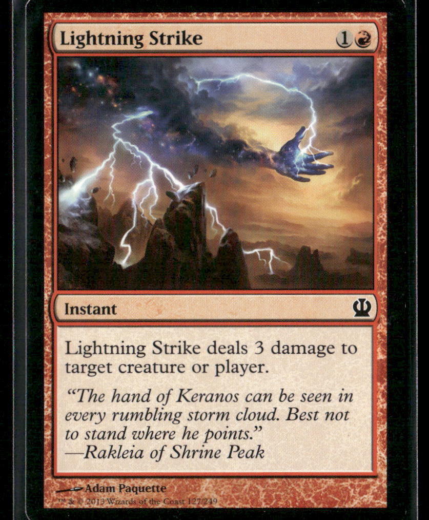 Theros #127 Lightning Strike