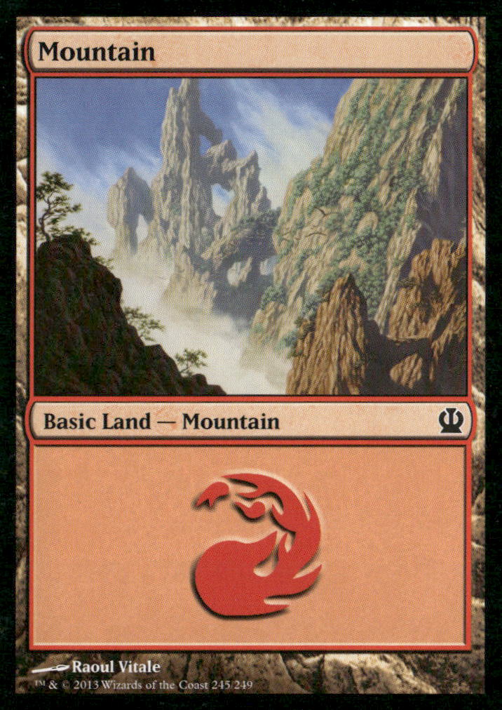 Theros #245 Mountain (245)