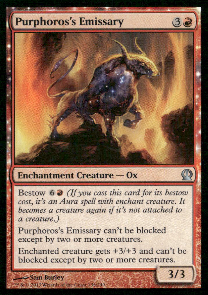 Theros #136 Purphoros's Emissary