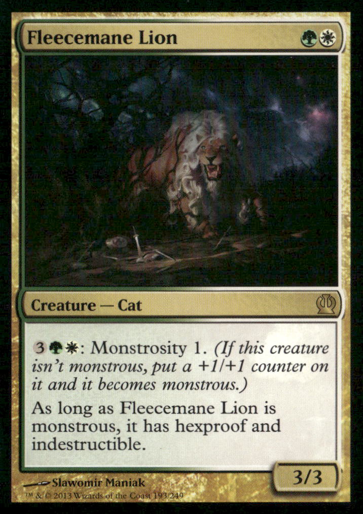 Theros #193 Fleecemane Lion