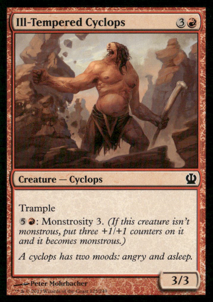 Theros #125 Ill-Tempered Cyclops