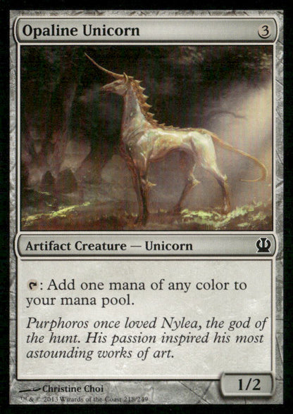 Theros #218 Opaline Unicorn