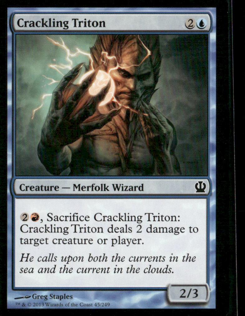 Theros #45 Crackling Triton