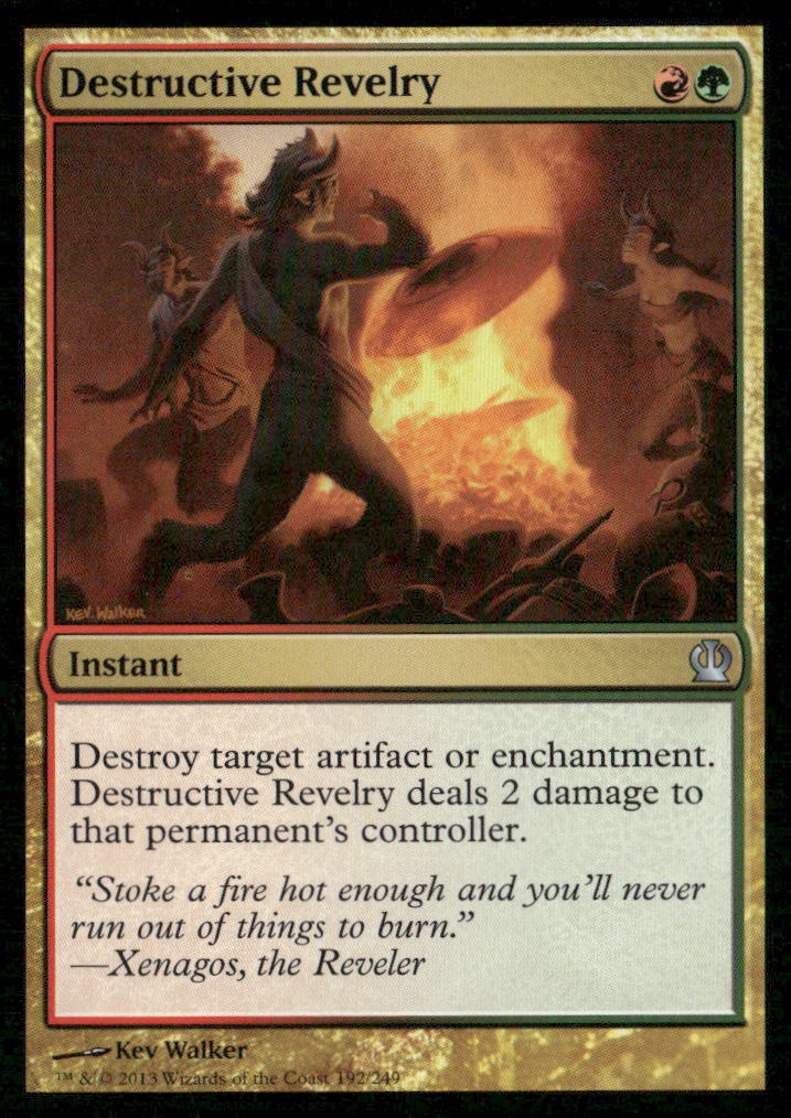 Theros #192 Destructive Revelry