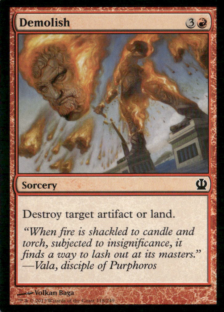 Theros #118 Demolish