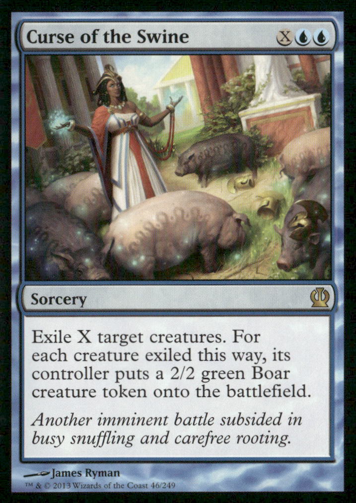 Theros #46 Curse of the Swine