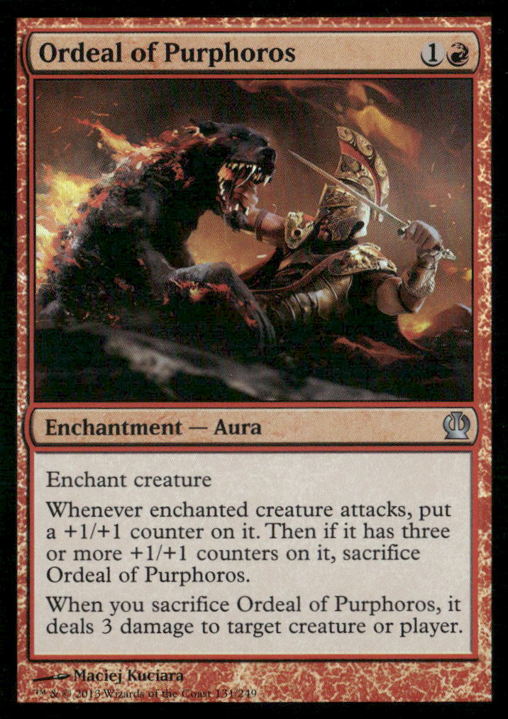 Theros #131 Ordeal of Purphoros foil